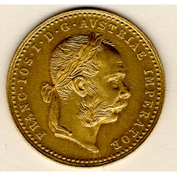 František Josef I. – dukát, Vídeň, 1873 3,479 g