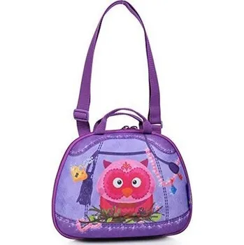 OKIEDOG Taška na svačinu přes rameno Sova - fialová