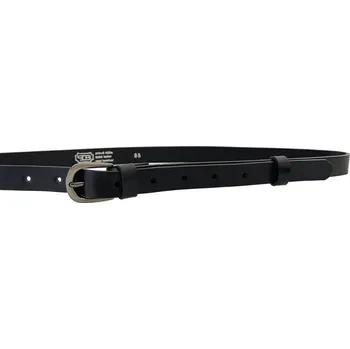 Módní doplněk PENNY BELTS Kožený opasek 20-201-63 černý - 85 cm