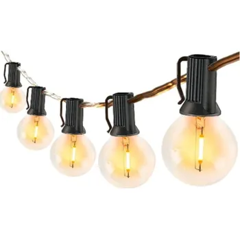 Venkovní osvětlení Venkovní vánoční solární LED osvětlení - Žárovky (15 m)