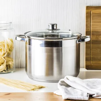 Hrnec Nerezový hrnec s pokličkou ROVNÝ VYSOKÝ 8 l