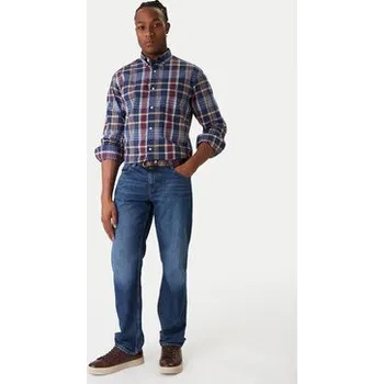 Pánská košile Gant Košile 3250212 Tmavomodrá Regular Fit XL