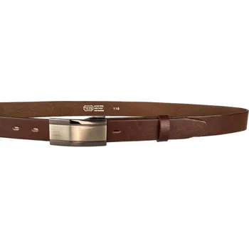 Opasek PENNY BELTS Pánský kožený opasek 30-100-6PS-506 hnědý - 95 cm