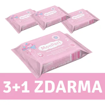 Dětský vlhčený ubrousek Monperi 3+1 zdarma - Dětské vlhčené EKO ubrousky 20ks