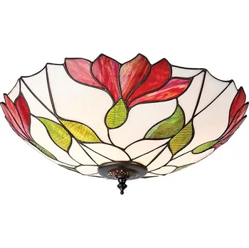 Endon 63960 - Stropní svítidlo Tiffany BOTANICA 2xE27/60W/230V pr. 45 cm