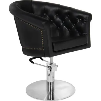 Kadeřnické křeslo KADEŘNICKÁ KŘESLO GABBIANO LONDÝN ČERNÁ