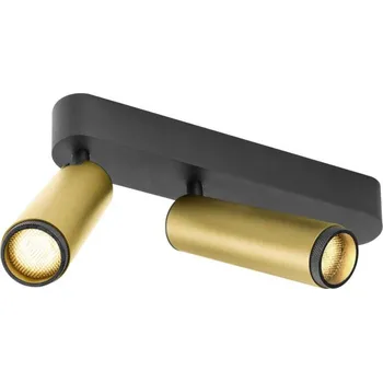 BIG WHITE (SLV) GRIP! M Povrchové stropní svítidlo, dvojité, PHASE, 3000 K, 28 W, 42°, zlatá / černá 1009083