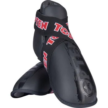 Chránič holeně pro bojový sport Chrániče nohou Top Ten SuperLight Power Ink - černé, 30671-9 M