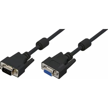 Redukce LogiLink D-Sub (VGA) - D-Sub (VGA) kabel 10m černý (CV0019)