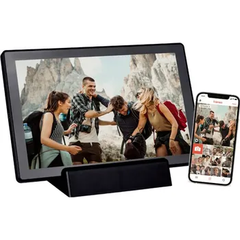 Braun Phototechnik DigiFrame 1011 WiFi mobil digitální fotorámeček 25.7 cm 10.1 palec Energetická třída (EEK2021): C (A