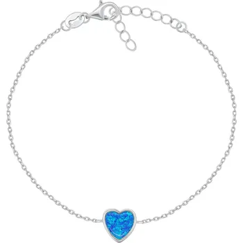 Náramek Brilio Silver Minimalistický stříbrný náramek Srdce BRC123WB + 2 měsíce na vrácení zboží