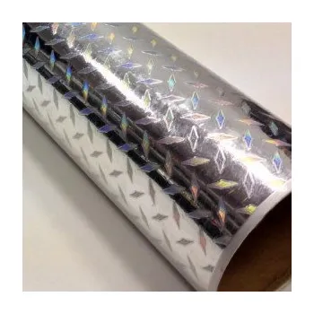 Polep vozidla SAMOLEPKA Diamond Plate mini holographic silver PRIME, stříbrná folie s holografickým efektem (61 x 500 cm) NA AUTO, NÁLEPKA, FÓLIE, POLEP, TUNING, VLASTNÍ TEXT, TISK, AUTOSAMOLEPKY.cz, POLEPY, OBRÁZEK, LOGO, SAMOLEPKY