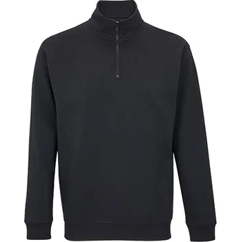 Pánská mikina SOL´S Mikina unisex Conrad na 1/4 zip Barva: black, Velikost: XL G_L04234