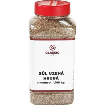Kuchyňská sůl Classic line Sůl uzená hrubá 1,1 kg dóza