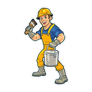 Polep vozidla SAMOLEPKA Barevný malíř 002 levá (23,1 x 40) NA AUTO, NÁLEPKA, FÓLIE, POLEP, TUNING, VLASTNÍ TEXT, TISK, AUTOSAMOLEPKY.cz, POLEPY, OBRÁZEK, LOGO, SAMOLEPKY