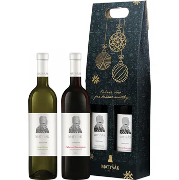 Víno Matyšák Vánoční Set Irsai Oliver + Cabernet Sauvignon 2x0,75l 12,75% 1,5l