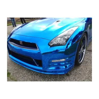 Polep vozidla Chrom folie 3D MODRÁ zrcadlová wrap (50cm x 50cm) SAMOLEPKA NA AUTO, NÁLEPKA, FÓLIE, POLEP, TUNING, VLASTNÍ TEXT, TISK, AUTOSAMOLEPKY.cz, POLEPY, OBRÁZEK, LOGO, 3D STICKERS
