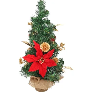 Vánoční stromek Euro Habitat Dekorace Vánoční stromeček ozdobený 60 cm zelený