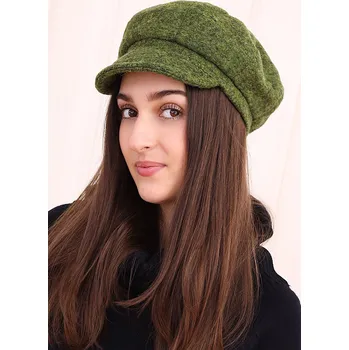 Čepice TopMode Dámská jednobarevná bekovka - zelená 854743