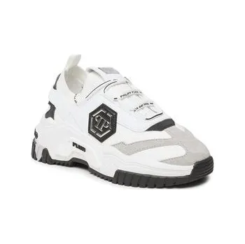 Dámská obuv PHILIPP PLEIN Sneakersy Trainer Predator Tm AAAS USC0096 PTE003N Bílá 35