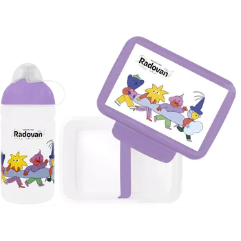 Láhev SET Nadační fond Radovan fialová 0,5l limit. edice