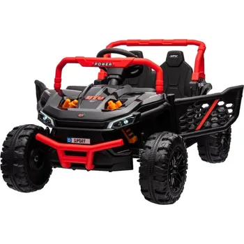 Dětské elektrovozidlo Dětské elektrická Bugina UTV červená + dálkový ovladač