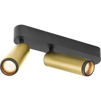 BIG WHITE (SLV) GRIP! M Povrchové stropní svítidlo, dvojité, PHASE, 2700 K, 28 W, 42°, zlatá / černá 1009082