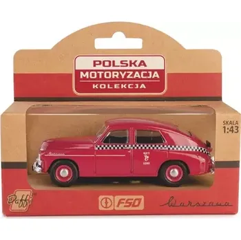 autíčko Daffi vozidlo prl varšava m20 taxi vínová (K-533)