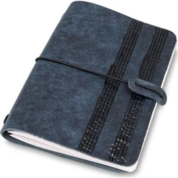 Diář Kožený obal na deník s partiturou - tmavě modrý