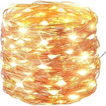 Vánoční dekorace Venkovní vánoční světelný mikro řetěz - 400 led (2m) Osvětlení: Teplá bílá