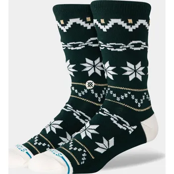 Pánská móda Stance Break The Season Crew (pine) M, bílá