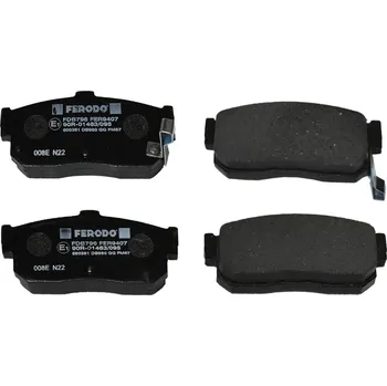 Brzdová destička Sada brzdových destiček, kotoučová brzda FERODO FDB796