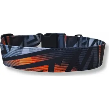 Obojek pro psa Softshellový obojek pro psa - DYNAMICKÉ TROJÚHELNÍKY, L, 3 cm