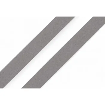 Výtvárné potřeby Reflexní páska šíře 10 mm našívací 3m šedá