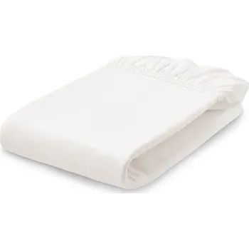 Prostěradlo 635308 - Tchibo - Žerzejové napínací prostěradlo - barva: bílá