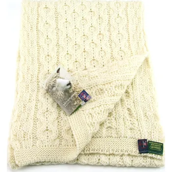 Šála GLENCROFT Pletený šál Barva: Přírodní