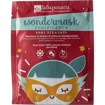 Pleťová maska laSaponaria Čisticí pleťová maska Wondermask BIO (10 ml)