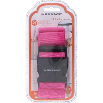 UNIVERZÁLNÍ ZABEZPEČOVACÍ POPRUH NA KUFR SPÍNACÍ DUNLOP 200x5CM FUKSJA