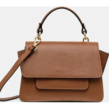 Kabelka Kožená kabelka Answear.LAB 1094.ios hnědá 82X, vel. ONE SIZE