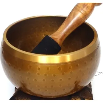 Perkuse Woodrow Buddha Honey Bronze tibetská mísa velká 15 cm