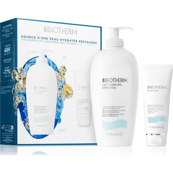 Kosmetická sada Biotherm Lait Corporel Lait Corporel hydratační tělové mléko 400 ml + Biomains krém na ruce 100 ml kosmetická sada