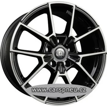 Alu kolo DIEWE Neve black poliert | 7,0x16, 5x108, ET44 |7x16| (1616BM-5108F44651)