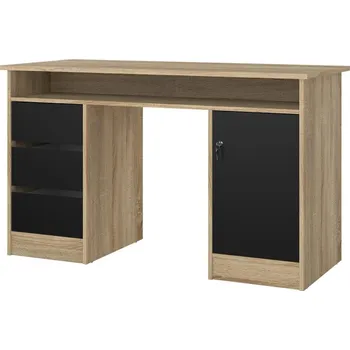 Psací stůl Psací stůl Felix V, dub sonoma / černá