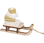 ANDĚL Dárky na saních 10 cm