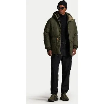 Pánská větrovka Polo Ralph Lauren Vatovaná bunda 710977087001 Zelená Regular Fit M