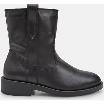 Dámská zimní obuv Baťa kotníková kožená obuv s přezkou pro ženy černé, vel. 38