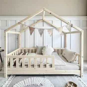 Dětská postýlka Postel Housebed Gabby 100 x 190 cm – skandinávský styl z borovicového dřeva