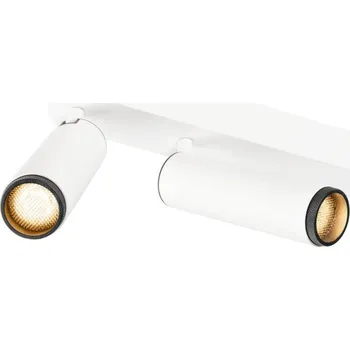 BIG WHITE (SLV) GRIP! M Povrchové stropní svítidlo, dvojité, PHASE, 2700 K, 28 W, 42°, bílá / černá 1009076