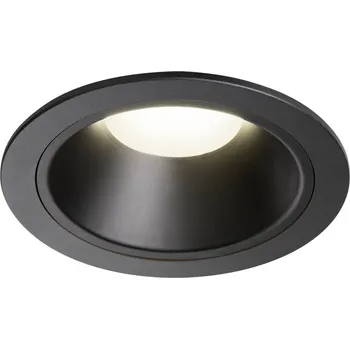 BIG WHITE (SLV) NUMINOS XL Stropní vestavné svítidlo, 4000 K, 40°, IP20, kulaté, černé 1009957