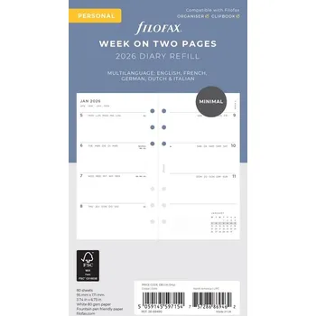 Diář Diářový set Minimal 2026, Osobní